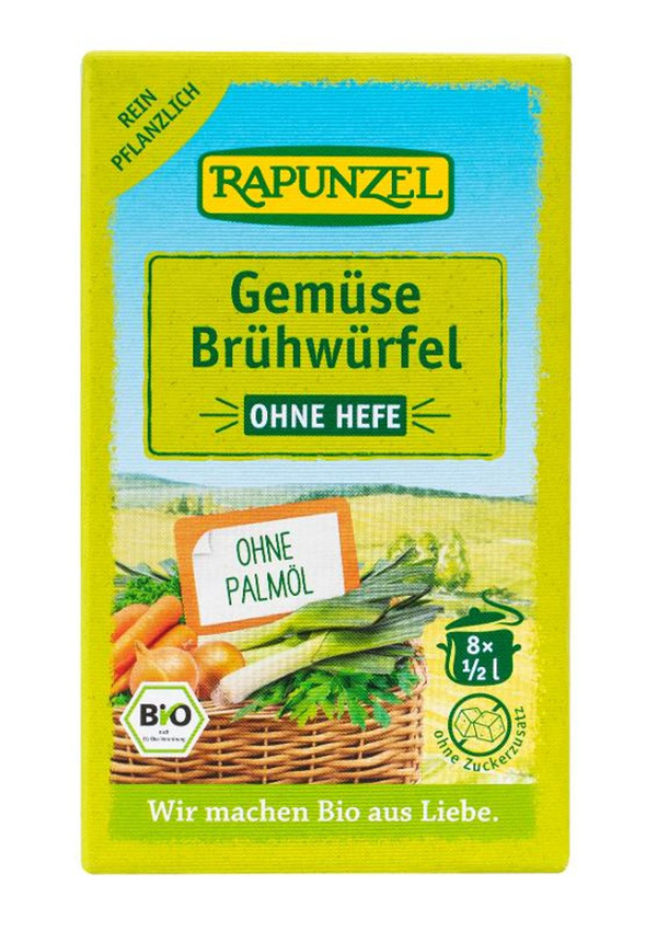 Produktfoto zu Gemüse-Brühwürfel hefefrei 8 Stück
