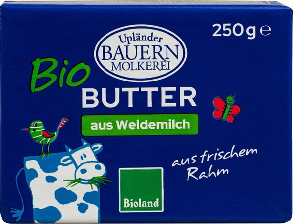 Produktfoto zu Süßrahmbutter 250 g