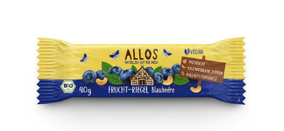 Produktfoto zu Fruchtriegel Blaubeere 40g