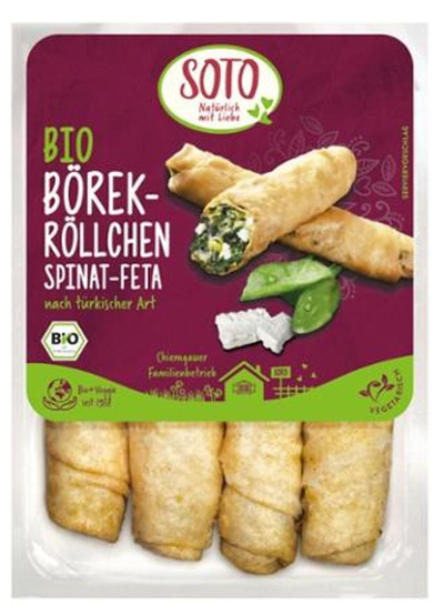 Produktfoto zu Börek-Röllchen Spinat-Feta 190g (vegetarisch)