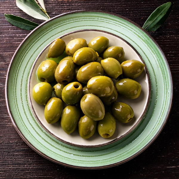 Produktfoto zu Grüne Oliven ohne Stein, mariniert