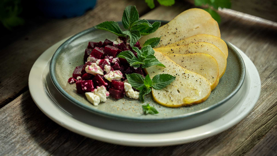 Rezeptbild für Rote-Bete-Salat mit Birnen