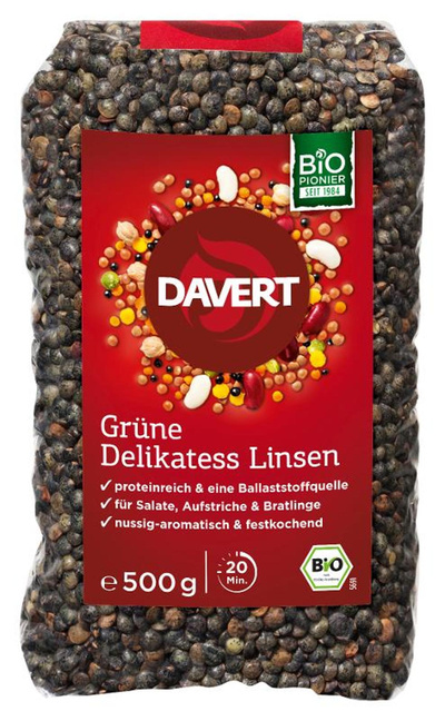 Produktfoto zu Grüne Delikatess-Linsen 500g