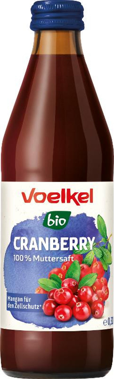 Produktfoto zu Cranberry Muttersaft 0,33l