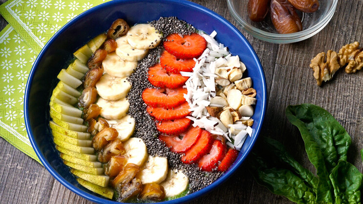 Rezeptbild für Smoothie-Bowl mit Toppings