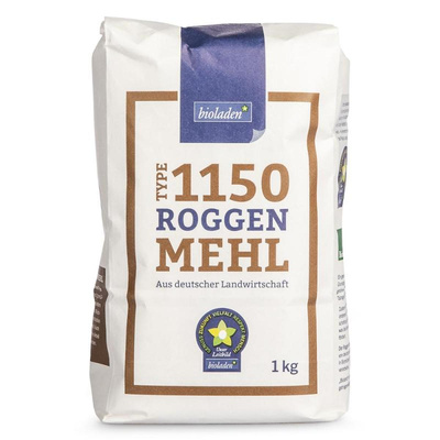 Produktfoto zu Roggenmehl Type 1150 1kg
