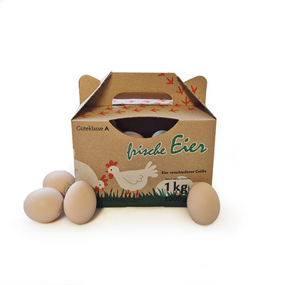 Produktfoto zu 1 kg Eier aus dem Hühnermobil, Größe S