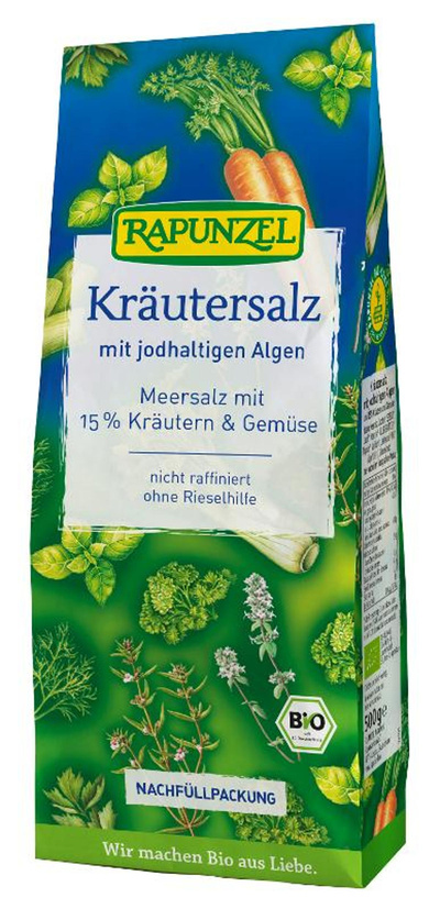 Produktfoto zu Kräutersalz jodiert 500g
