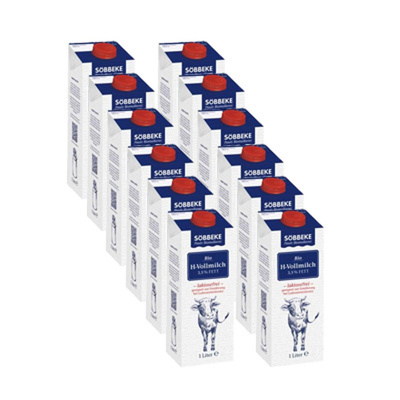 Produktfoto zu H-Milch laktosefrei 3,5% 12 x 1l
