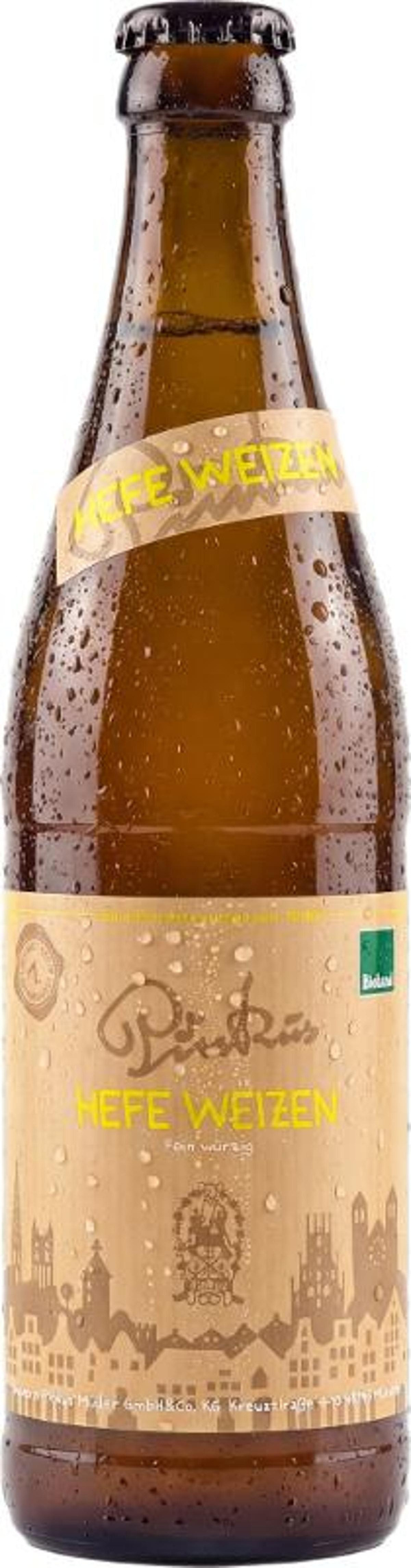 Produktfoto zu Pinkus Hefe Weizen  0,5l