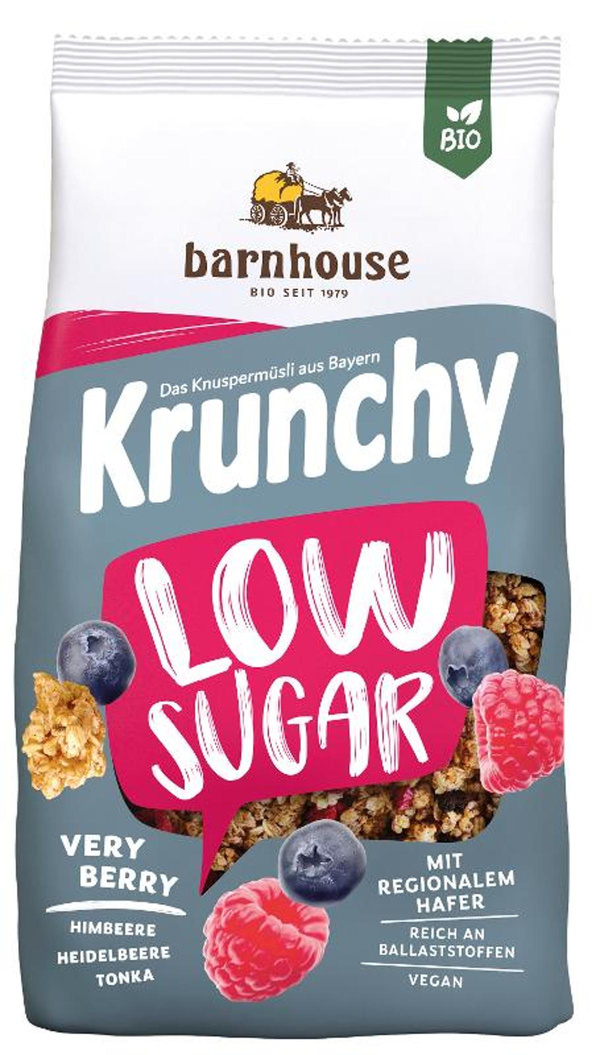 Produktfoto zu Krunchy Low Sugar Verry Berry 375g