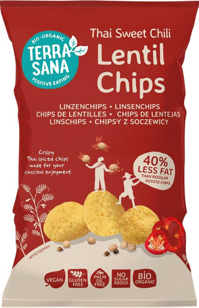 Produktfoto zu Linsenchips Thai Sweet Chili 75g