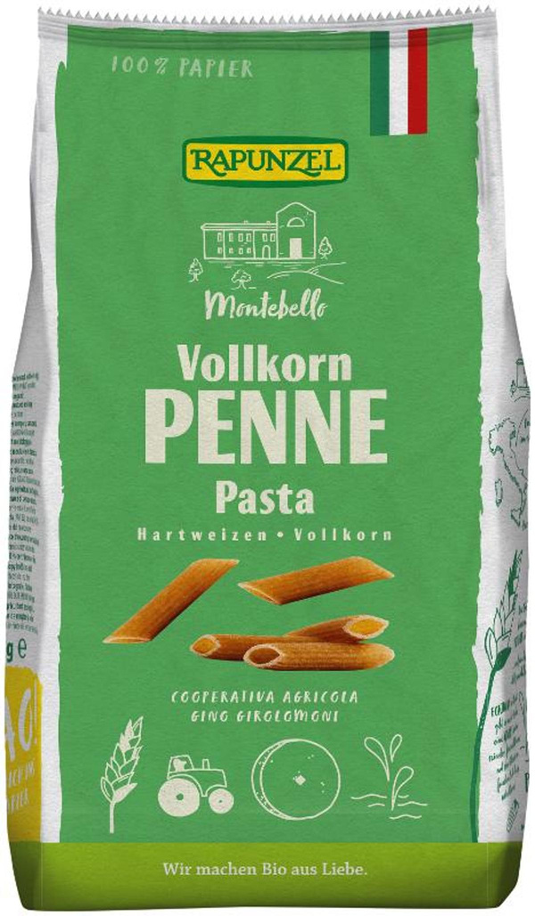 Produktfoto zu Penne Vollkorn 500g
