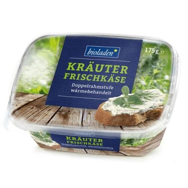 Produktfoto zu Frischkäse Kräuter (bioladen) 175g