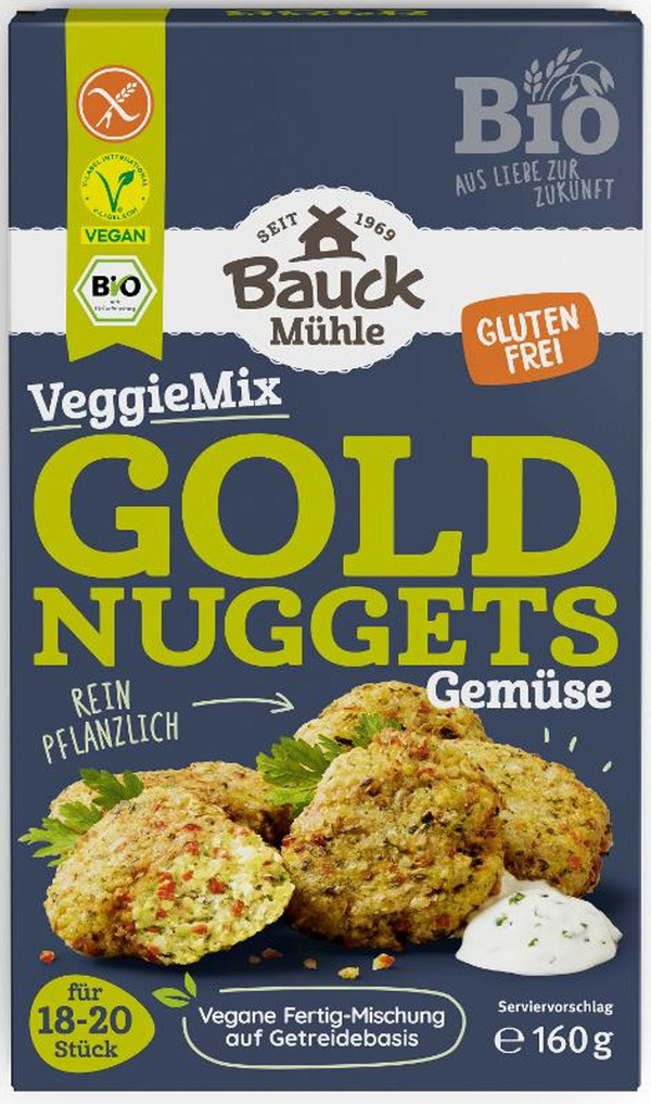 Produktfoto zu VeggieMix Gold Nuggets Gemüse 160g
