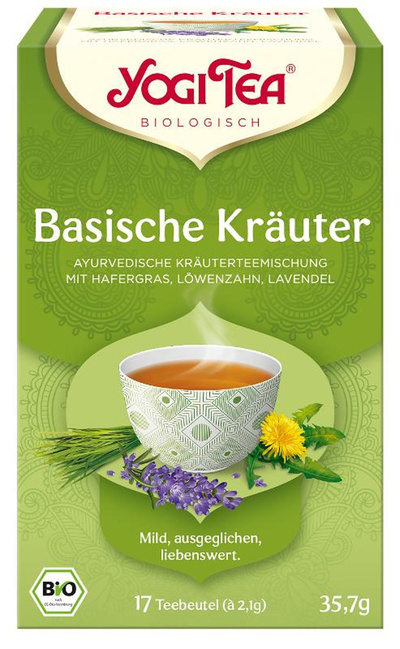 Produktfoto zu Yogi Tea Basische Kräuter 17 Beutel
